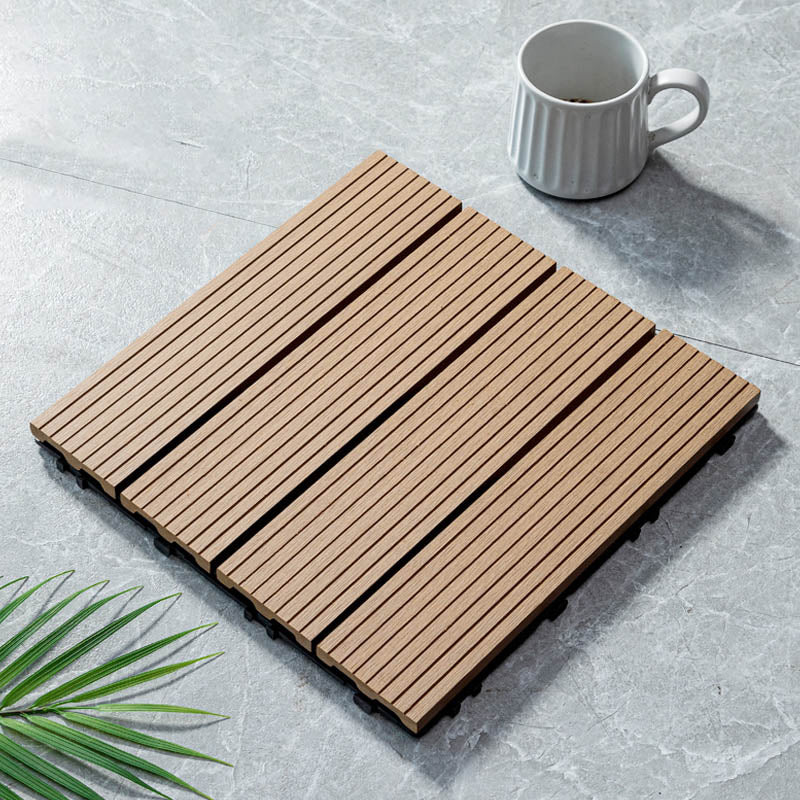 BowLift | Classic wooden tiles for garden patio flooring to lay