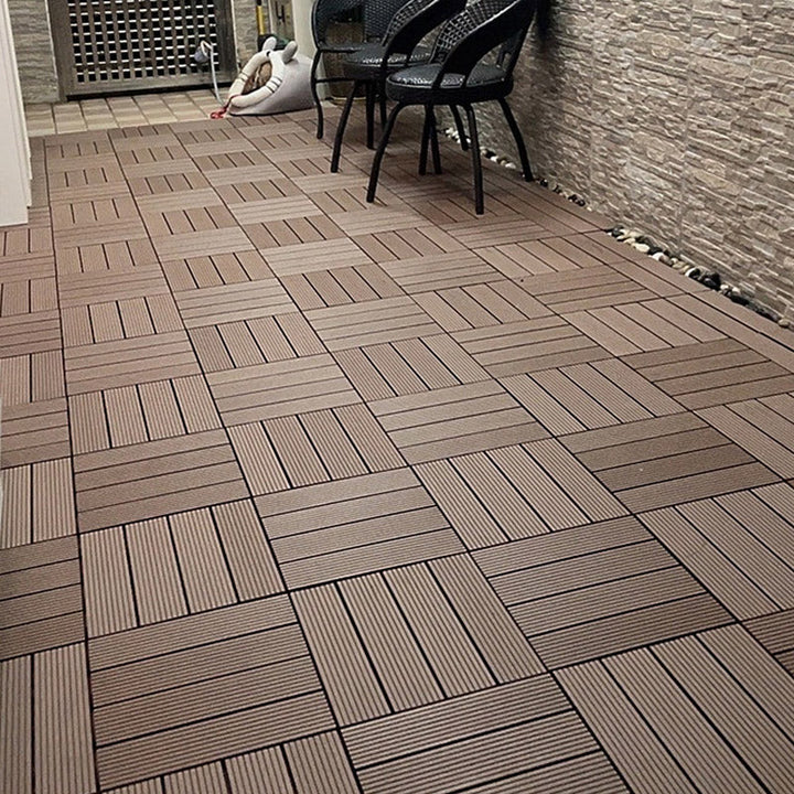 BowLift | Classic Cover Tile Laying Pattern Wood Outdoor Floor Tile