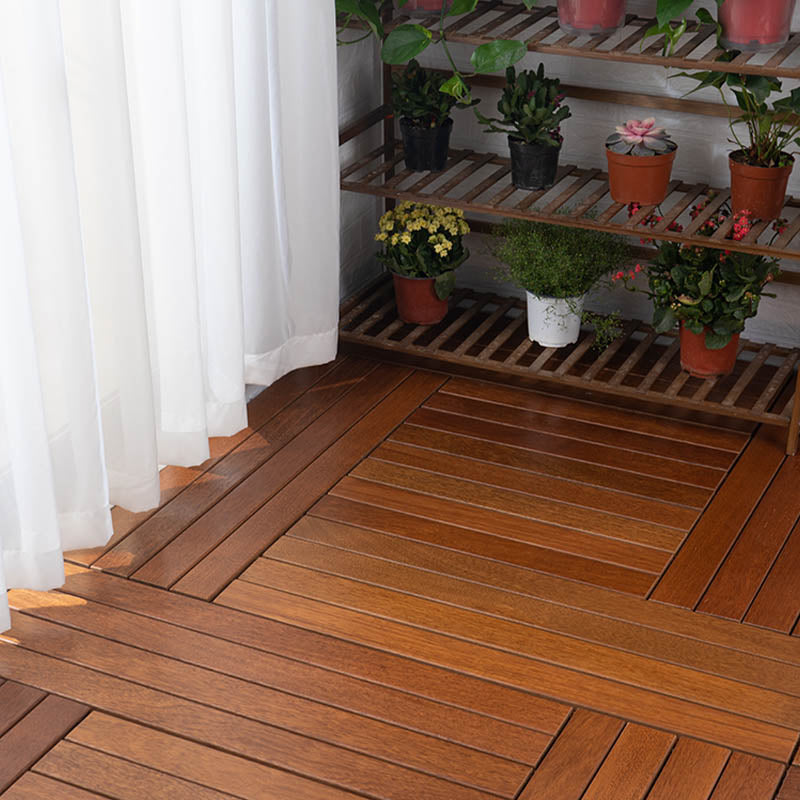 BowLift | Basic Wood Outdoor Floor Tiles Click Patio Floor Tiles