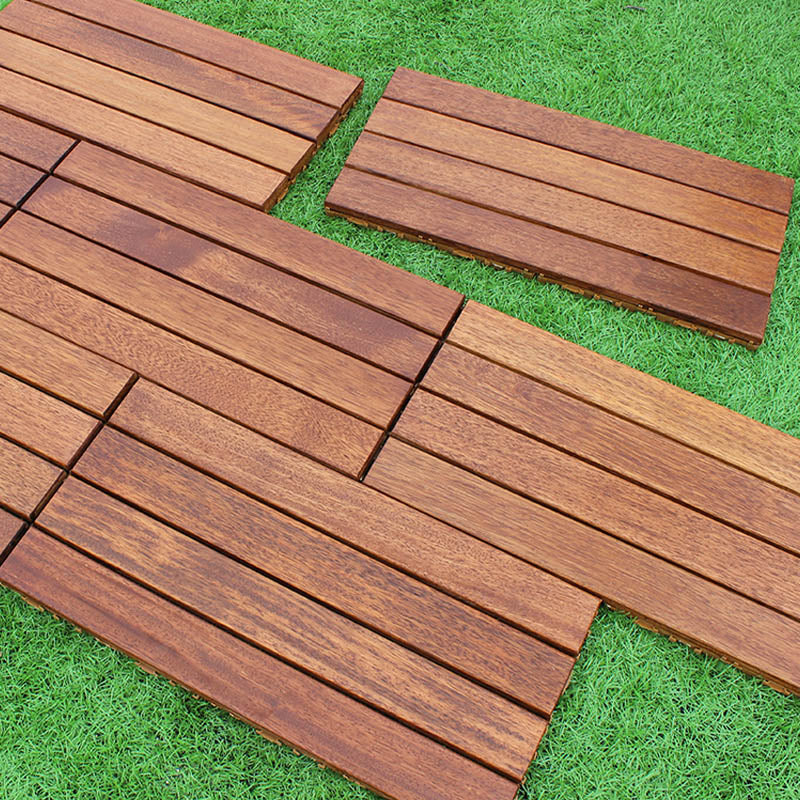 BowLift | Basic Wood Outdoor Floor Tiles Click Patio Floor Tiles