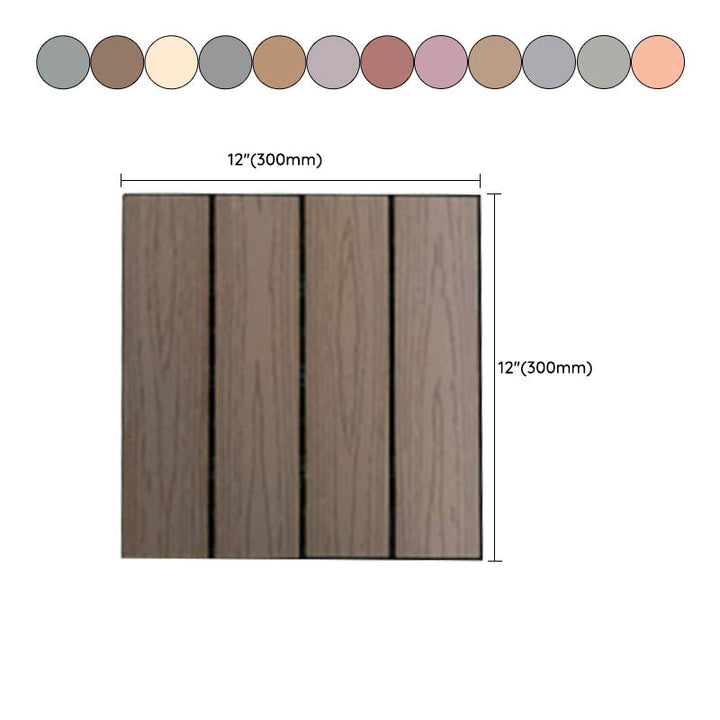 BowLift | Classic square terrace tiles solid color composite tiles for outdoor use