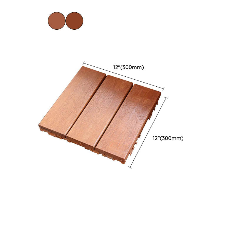 BowLift | Classic wooden deck tiles connecting composite patio tiles