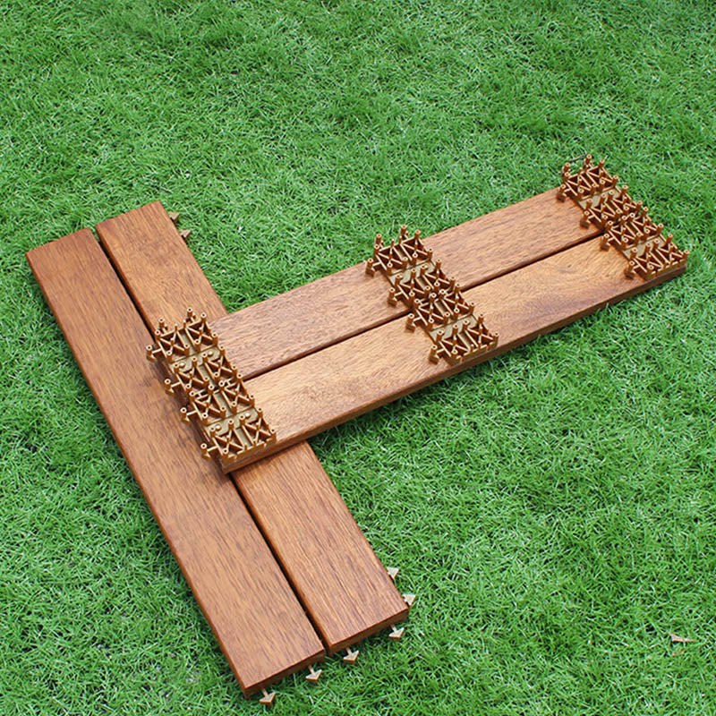 BowLift | Basic Wood Tile Set Composite Layable Patio Tiles