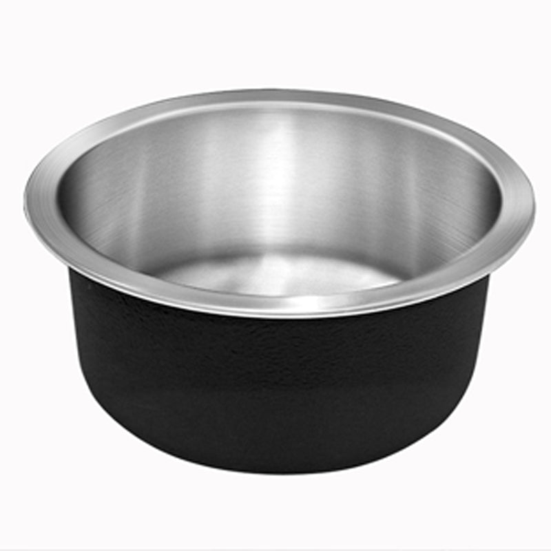 BowLift | Contemporary Single Basin Kitchen Sink Round Stainless Steel Sink with Drain Strainer Set