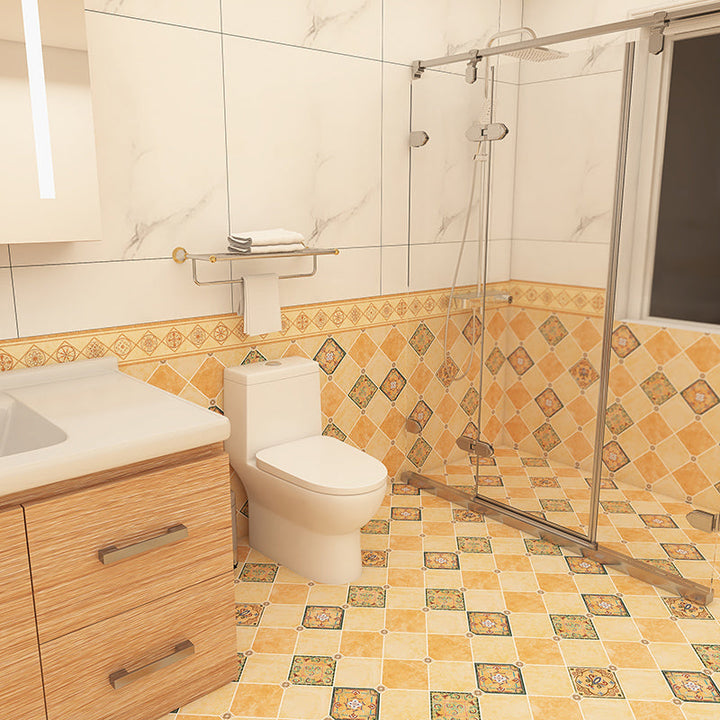 BowLift | Modern Peel and Stick Tile Mosaic Peel and Stick Splash Guard for the Bathroom