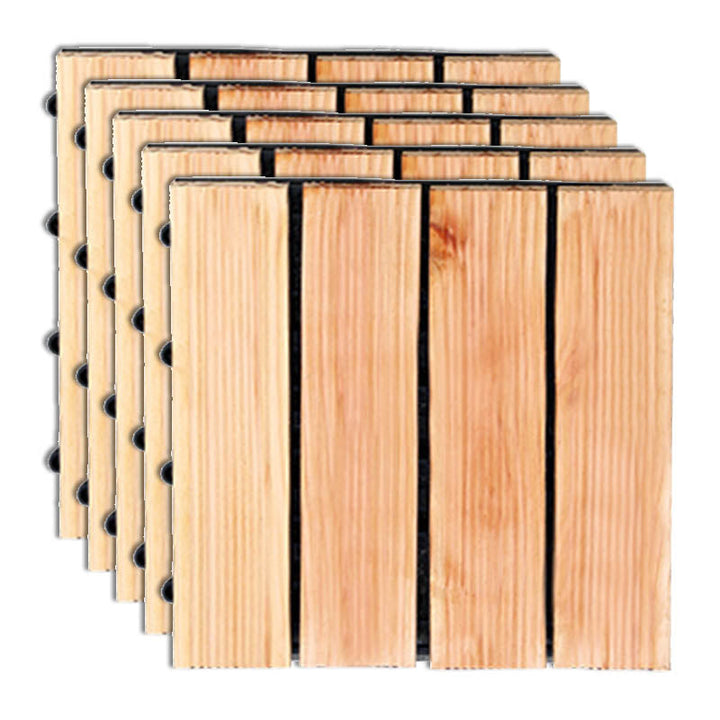 BowLift | Connection Patio Floor Tiles Made of Solid Wood Patio Floor Tiles