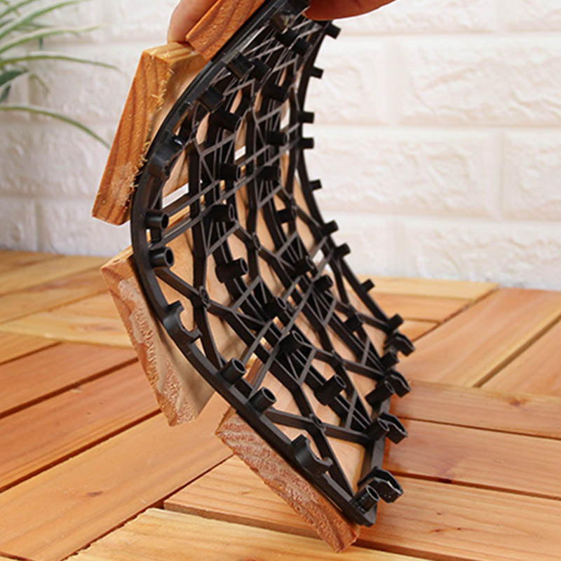 BowLift | Connection Patio Floor Tiles Made of Solid Wood Patio Floor Tiles