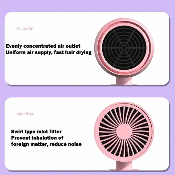 BowLift | Foldable hairdryer with ion technology for shiny hair