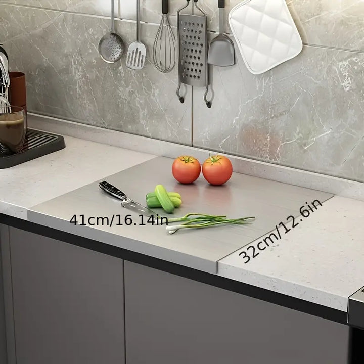 DouBowlifte-sided cutting board made of stainless steel – Non-slip & hygienic | Perfect for the kitchen | Bowlift