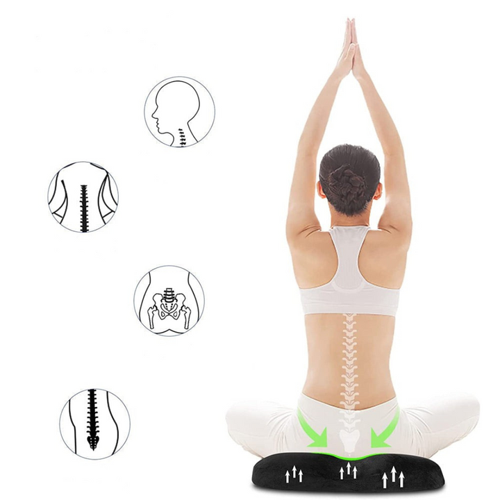 BowLift | Memory Foam Orthopedic Donut Seat Cushion
