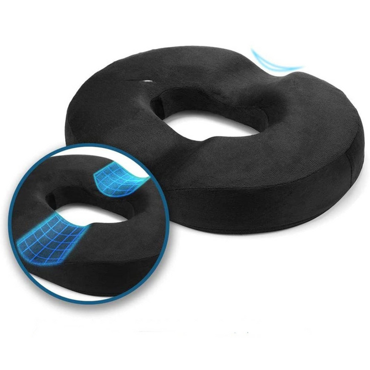 BowLift | Memory Foam Orthopedic Donut Seat Cushion