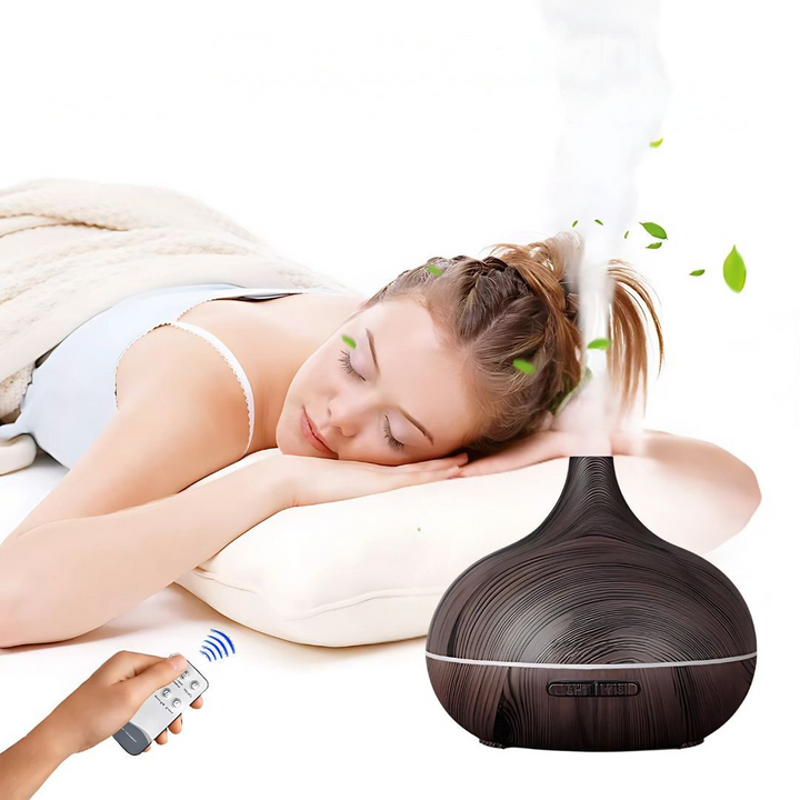 BowLift | Aroma Diffuser Wood Grain Humidifier for Home
