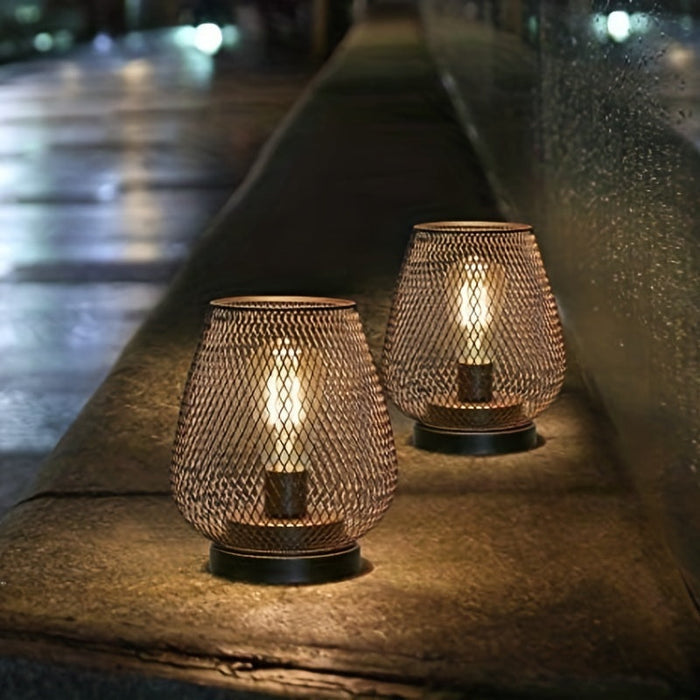BowLift | AuroraMesh Table Lamp Set – Industrial Style with Warm Ambient Lighting