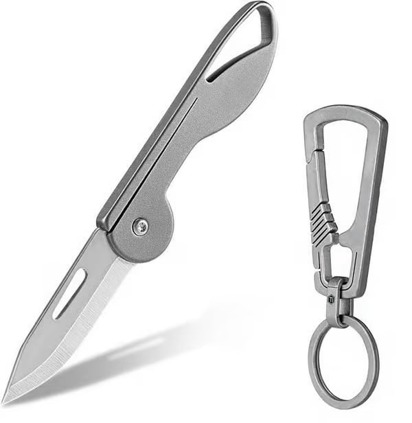 BowLift | Mini Titanium Alloy Folding Pocket Knife