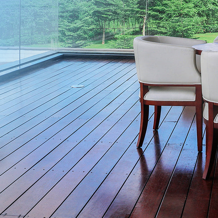 BowLift | Modern solid hardwood flooring Merbau wood siding for terrace