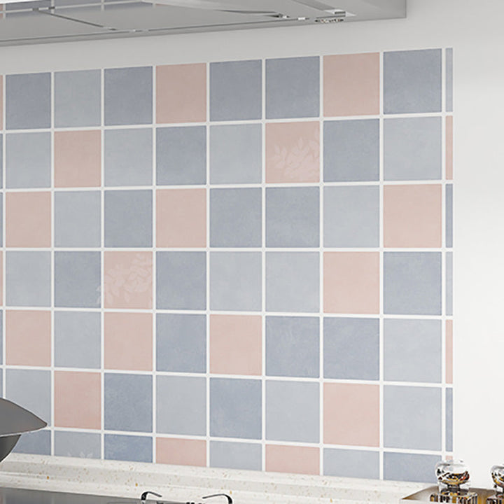 BowLift | Modern Tile Peel & Stick PVC Grid Pattern Self-Adhesive Wallpaper