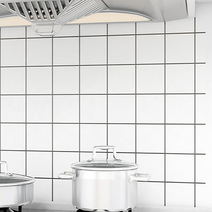 BowLift | Modern Peel & Stick PVC Tile Grid Pattern Self-Adhesive Wallpaper