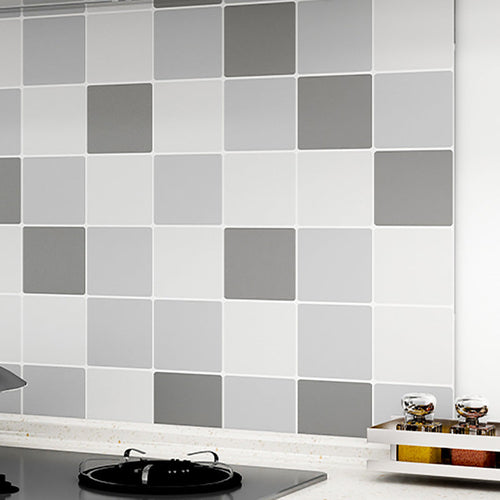 BowLift | Modern Tile Peel & Stick PVC Grid Pattern Self-Adhesive Wallpaper