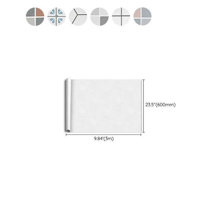 BowLift | Modern Peel & Stick PVC Tile Grid Pattern Self-Adhesive Wallpaper
