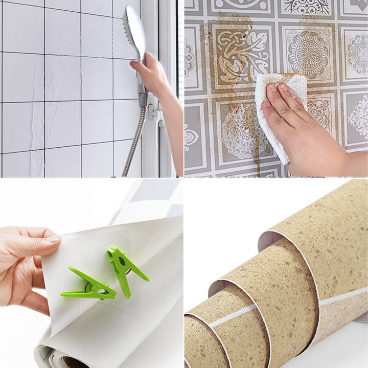 BowLift | PVC waterproof mosaic tile for bathroom splash protection scratch-resistant