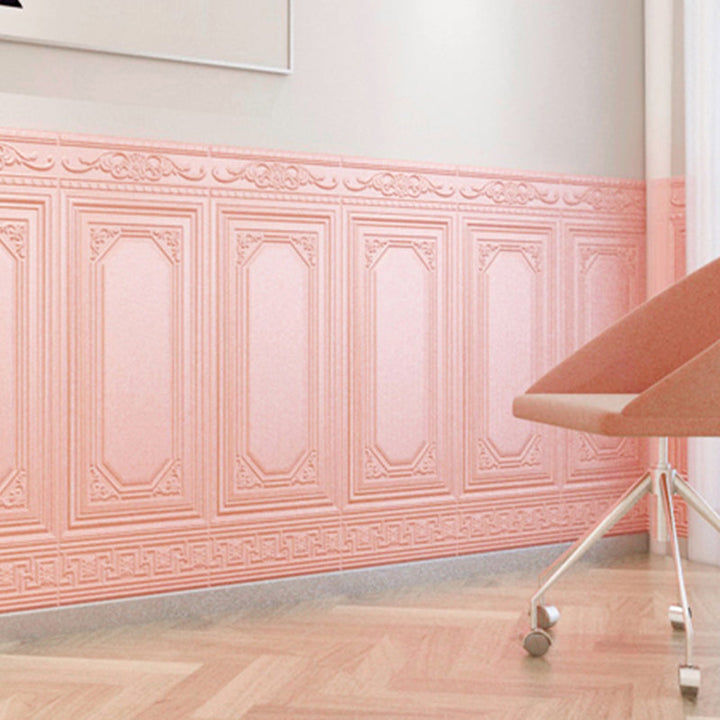 BowLift | Contemporary waterproof 3D wall panel veneer for peeling and sticking for interior walls