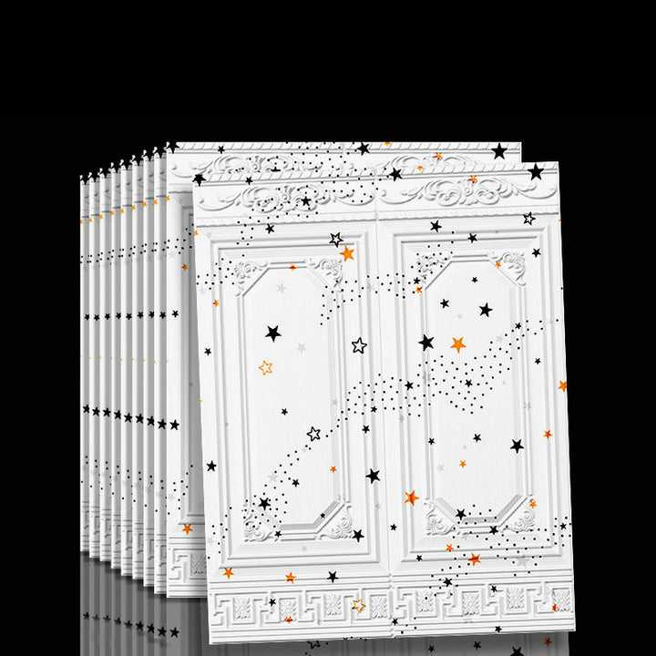 BowLift | Contemporary waterproof 3D wall panel veneer for peeling and sticking for interior walls