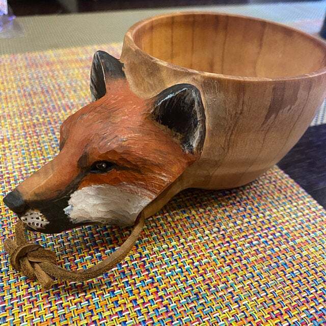 BowLift | Hand Carved Wooden Mug