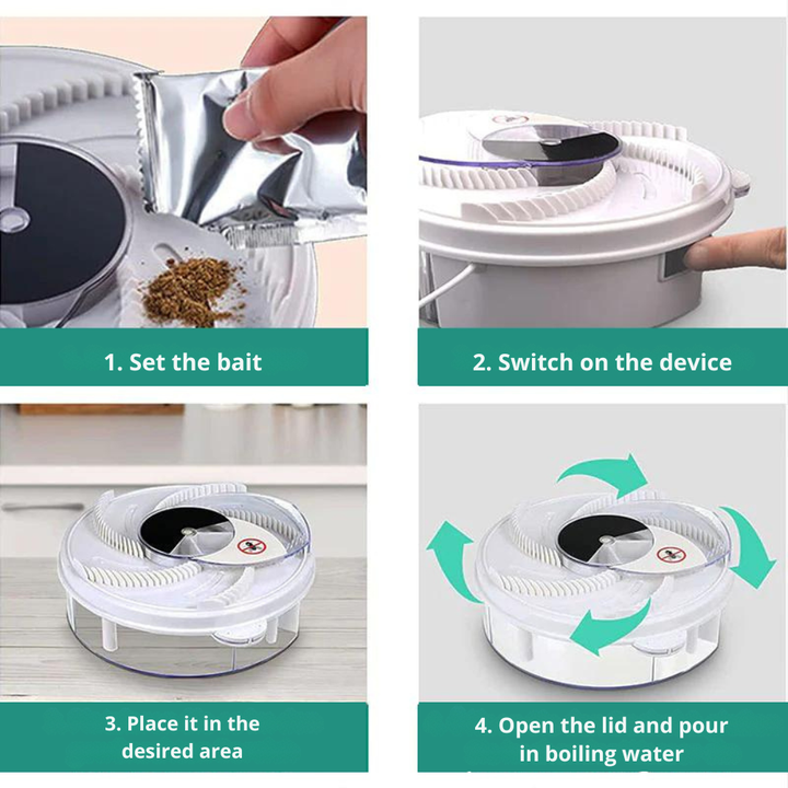 Fly trap without chemicals – SilentCatch | Bowlift