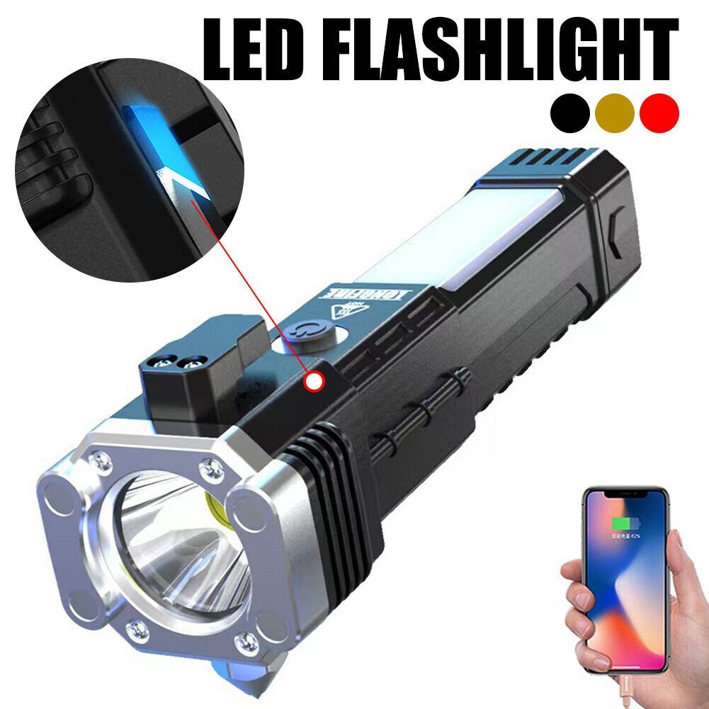 BowLift | Super Bright Rechargeable LED Handheld Flashlight Portable Spotlight 4 Mode New