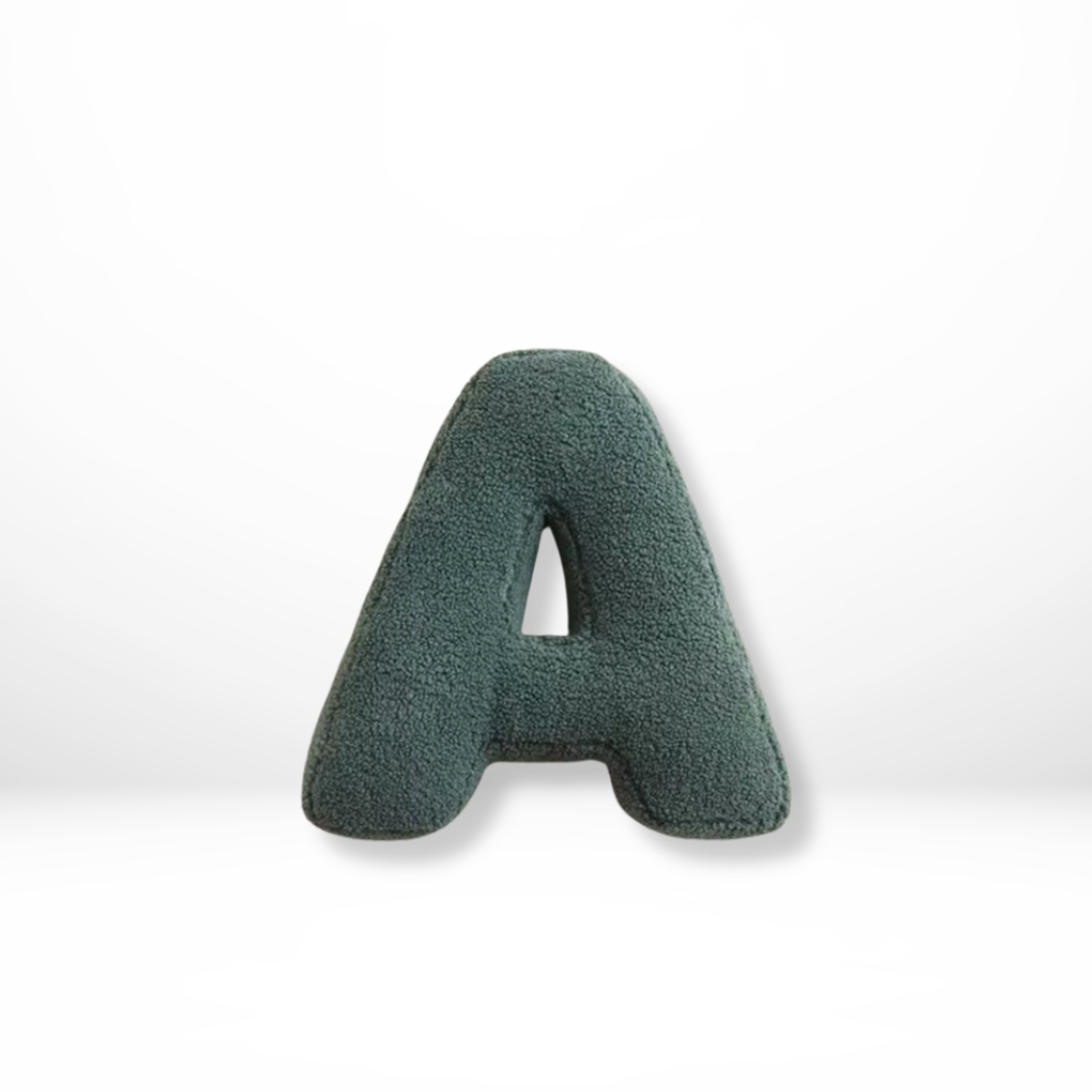 BowLift | Alphabet Cushion Velura – Soft Velvet Decorative Cushion in Every Letter of the Alphabet