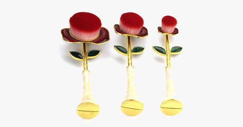 BowLift | Rose Beauty Flawless Face Oval Brush Set