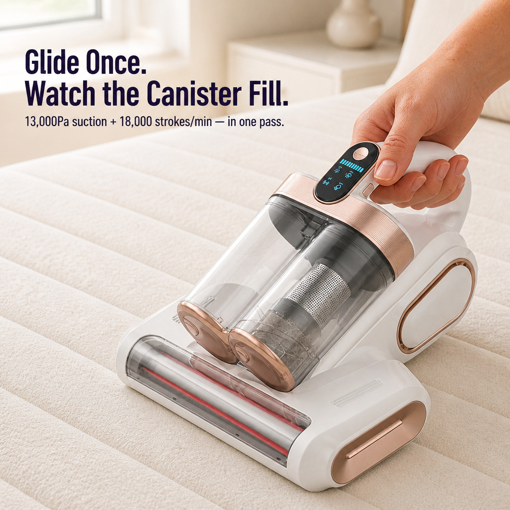 Wireless Mattress Cleaner with UV-C | Bowlift