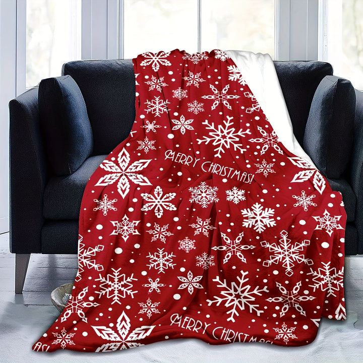 FestiveSnuggle - Luxury Christmas Fleece Blanket for the Holidays Bowlift