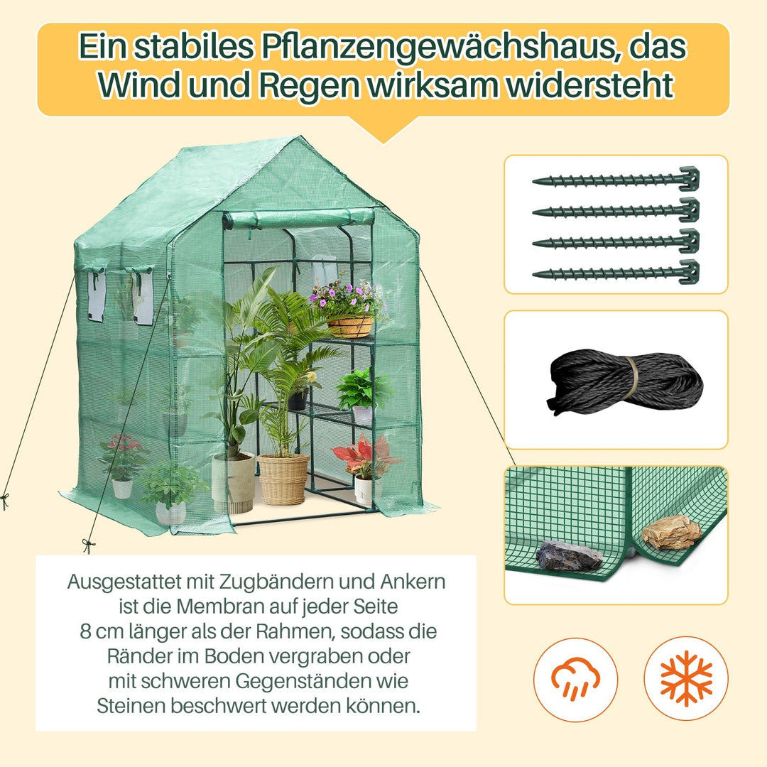 Greenhouse Film Greenhouse with Shelves | Bowlift