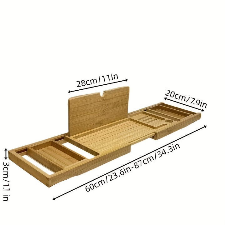 BowLift | Bamboo Bathtub Tray - For Ultimate Relaxation