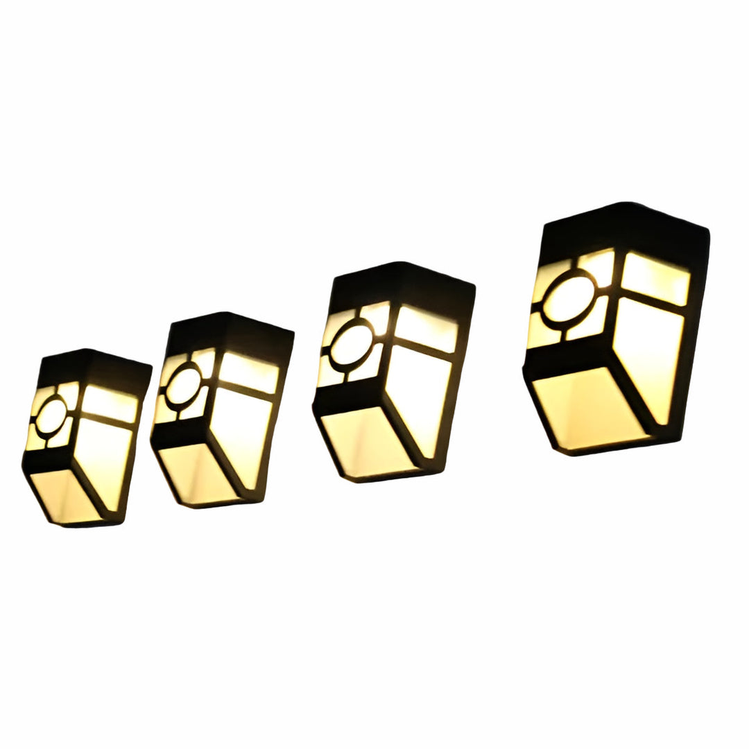 Solar LED Wall Light – Energy Saving and Weatherproof | 2-Pack for Outdoor Use | Bowlift