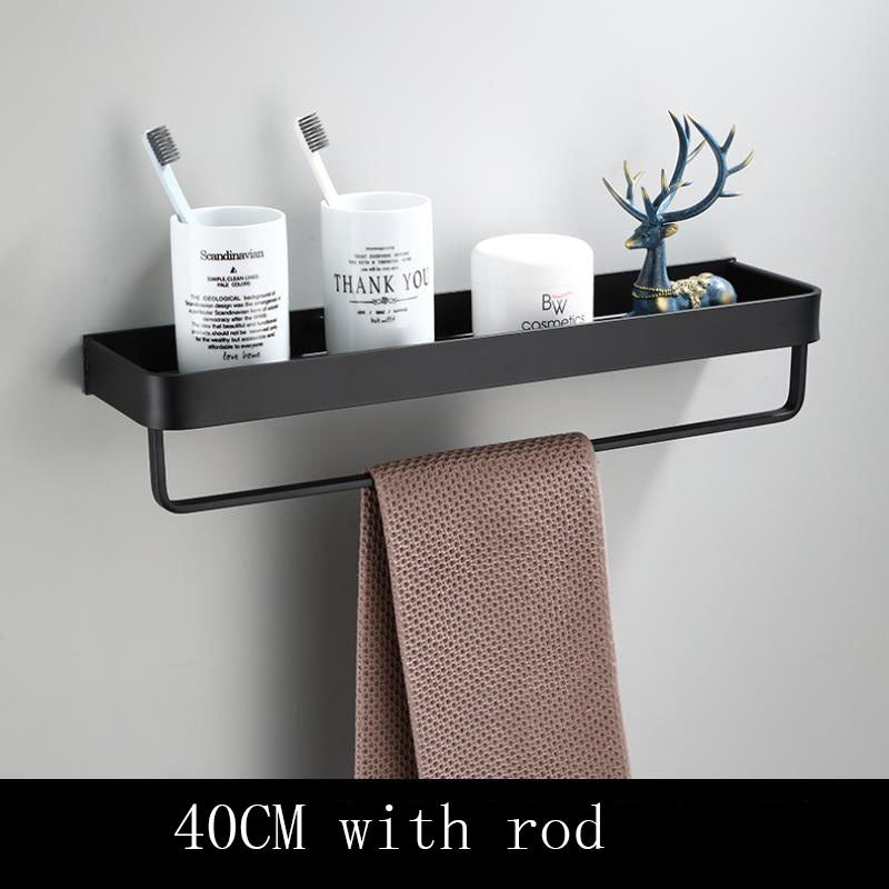 BowLift | AluSpace - Black Space Aluminum Wall Shelf