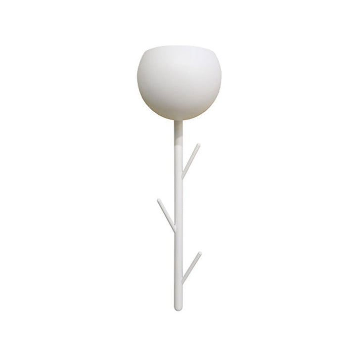 BowLift | Modern Arched Surface Wall Light Iron LED Nightstand Wall Mount Light in White with Branch Design