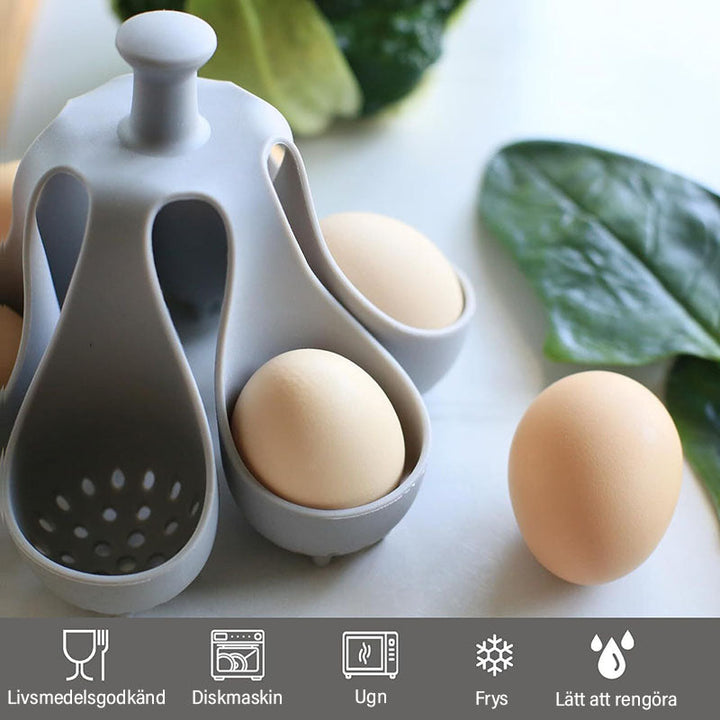 EasyPoach Silicone Egg Master — Enjoy perfectly cooked eggs stress-free that everyone loves | Bowlift