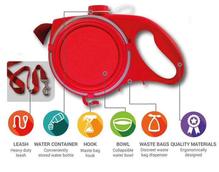 BowLift | 4 in 1 Dog Retractable Leash