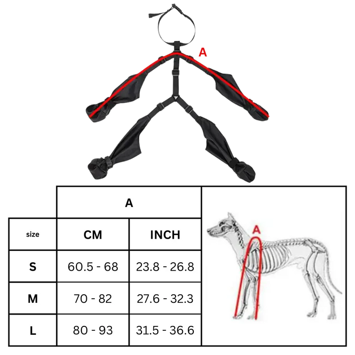 BowLift | Waterproof Dog Suspenders Boots