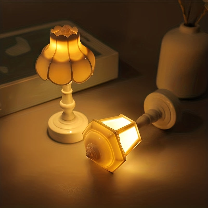 LumiDeco - Retro LED Mini Table Lamp for Home Bowlift
