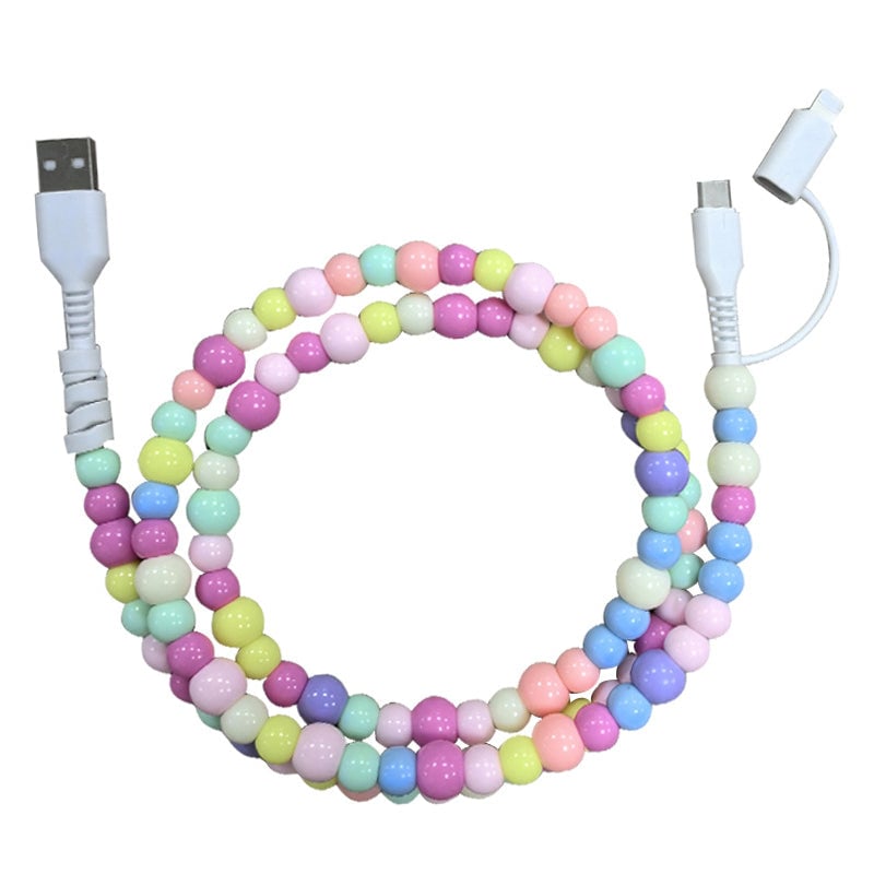 BowLift | Creative Beaded 2-in-1 Data Cable