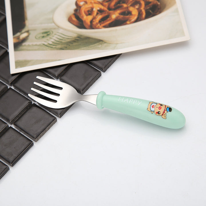 Child-friendly dining fork with safe grip Bowlift