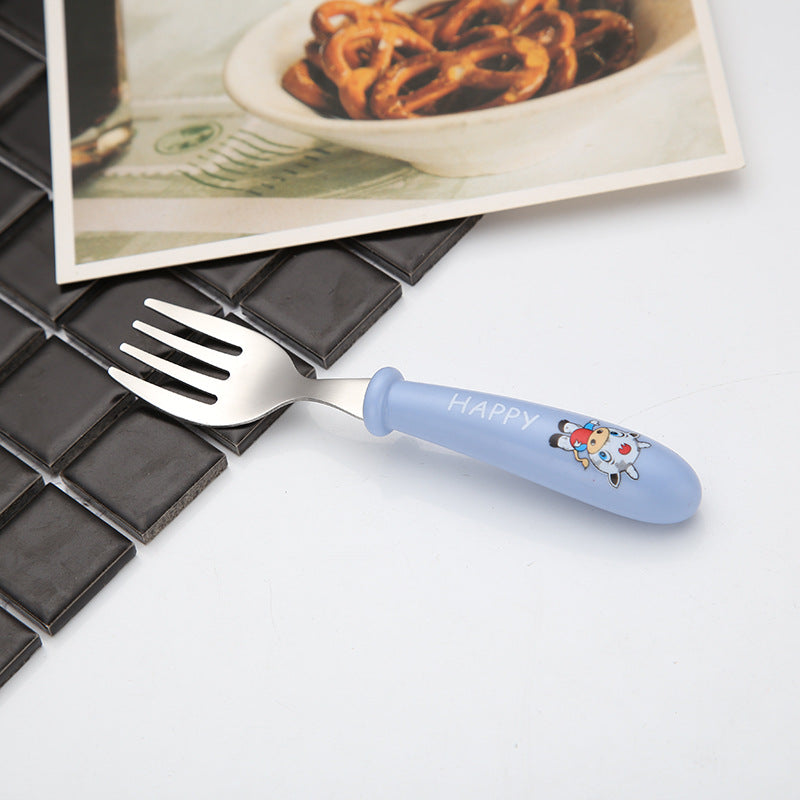Child-friendly dining fork with safe grip Bowlift