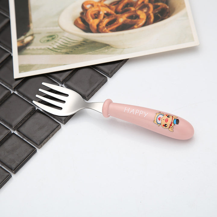 Child-friendly dining fork with safe grip Bowlift