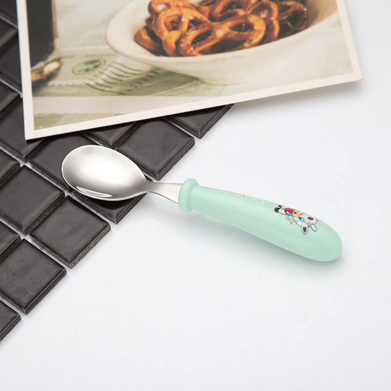 Child-friendly dining fork with safe grip Bowlift