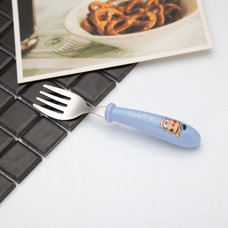 Child-friendly dining fork with safe grip Bowlift