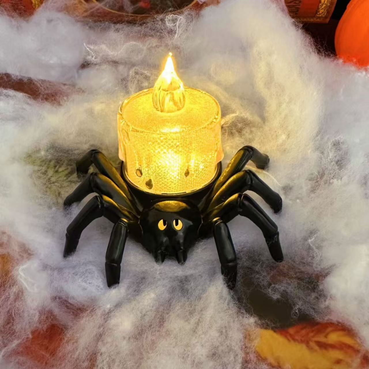 BowLift | Halloween Decoration – Spiderback Ornament with Candle and Eyeball Designs