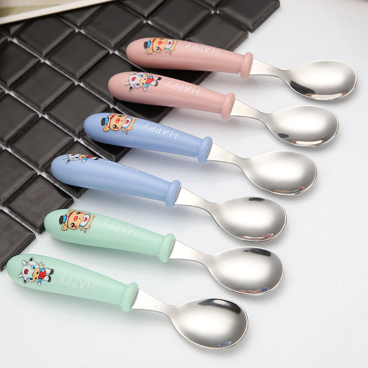 Child-friendly dining fork with safe grip Bowlift